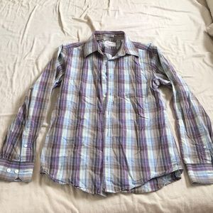 Men’s button down shirt.